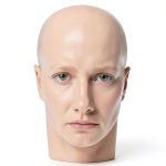 Mannequin Head Practice Bangshi Soft Silicone Beige 4 Piece Set-0