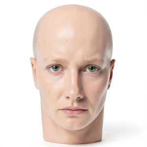 Mannequin Head Practice Bangshi Soft Silicone Beige 4 Piece Set-0