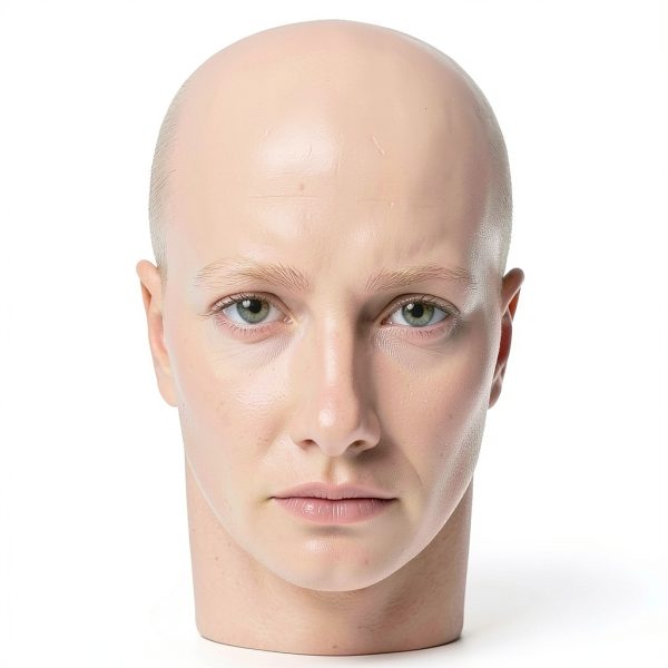 Mannequin Head Practice Bangshi Soft Silicone Beige 4 Piece Set-0