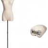 EaseHome Dress Form Mannequin Adjustable Height Torso with Metal Stand-2
