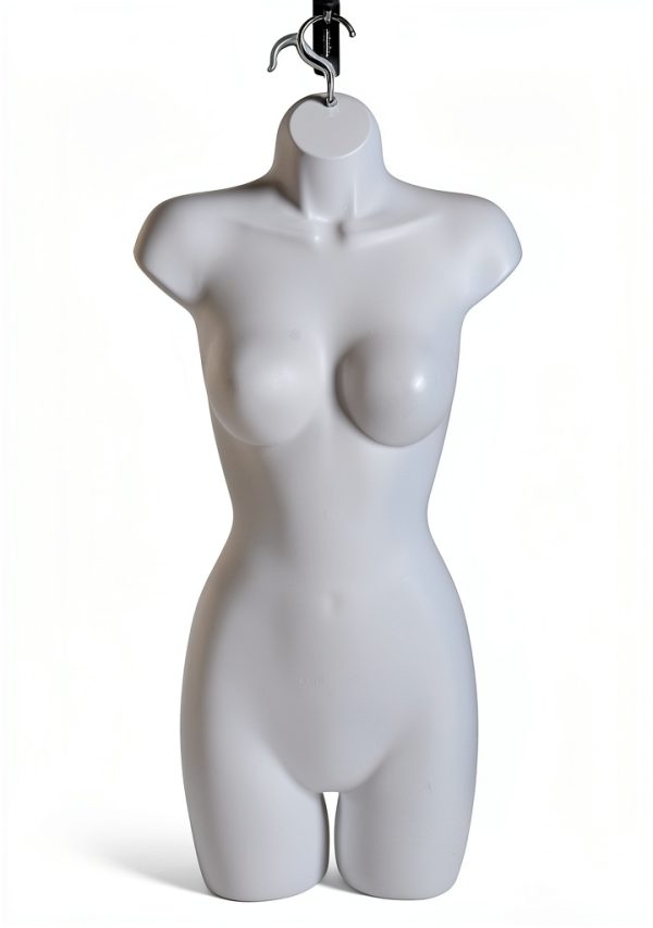 Female Mannequin Torso SSW – Shatterproof Plastic, Size 5‑10-2