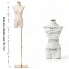 Female Mannequin Dress Form Torso – White 47‑83″ by Cao Qi Long-4