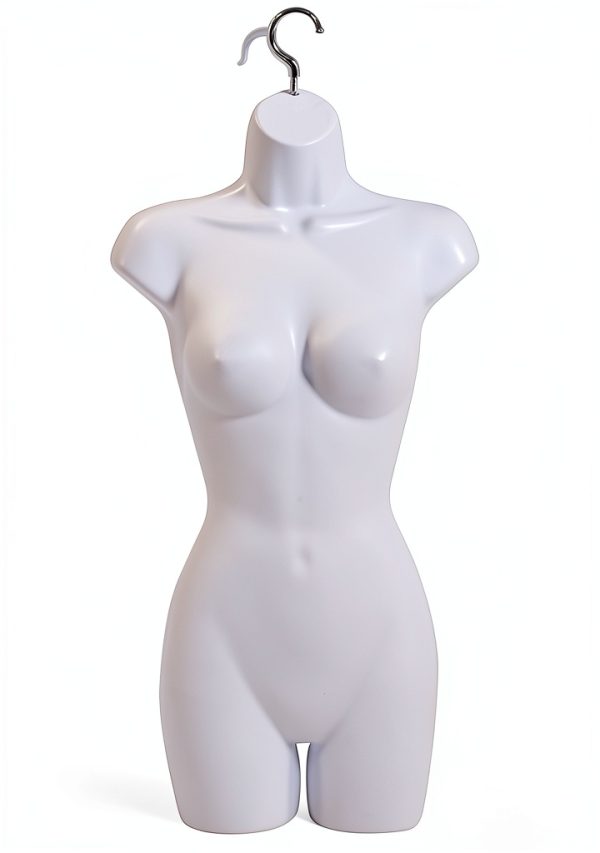 SSWBasics Female Torso Supply Warehouse White Plastic Durable 5‑10-0