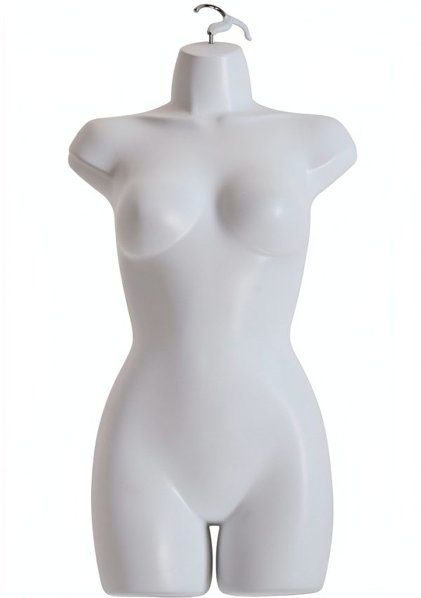 Female Mannequin Torso SSW – Shatterproof Plastic, Size 5‑10-0