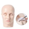Mannequin Head Practice Bangshi Soft Silicone Beige 4 Piece Set-1