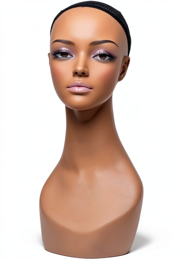 4 Pcs Lifelike Mannequin Head Wig Stand L7 MANNEQUIN Realistic Display-1