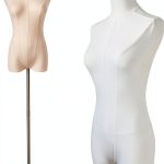 EaseHome Dress Form Mannequin Adjustable Height Torso with Metal Stand-0