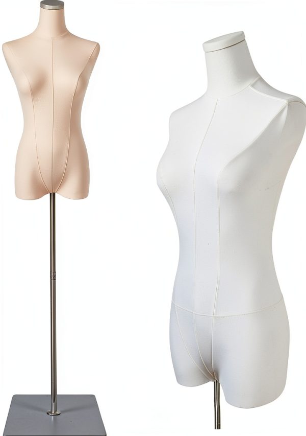 EaseHome Dress Form Mannequin Adjustable Height Torso with Metal Stand-0