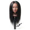 Mannequin Head with 100% Real Human Hair Cosmetology Styling Doll 14in-0
