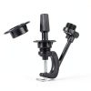 Hairingrid Male Mannequin Head Human Hair with Clamp – Black 8‑10in-6