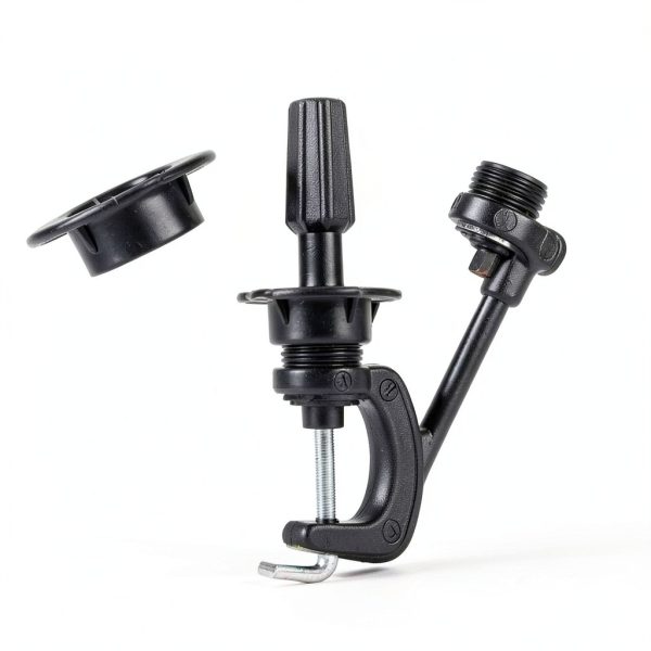 Hairingrid Male Mannequin Head Human Hair with Clamp – Black 8‑10in-6