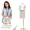 Female Mannequin Dress Form Torso – White 47‑83″ by Cao Qi Long-1