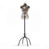 Bonnlo Female Wire Dress Form Vintage Style Adjustable Mannequin Black-3