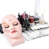 Pro Training Mannequin Flat Head Silicone Makeup Head Yephets 23cm-2